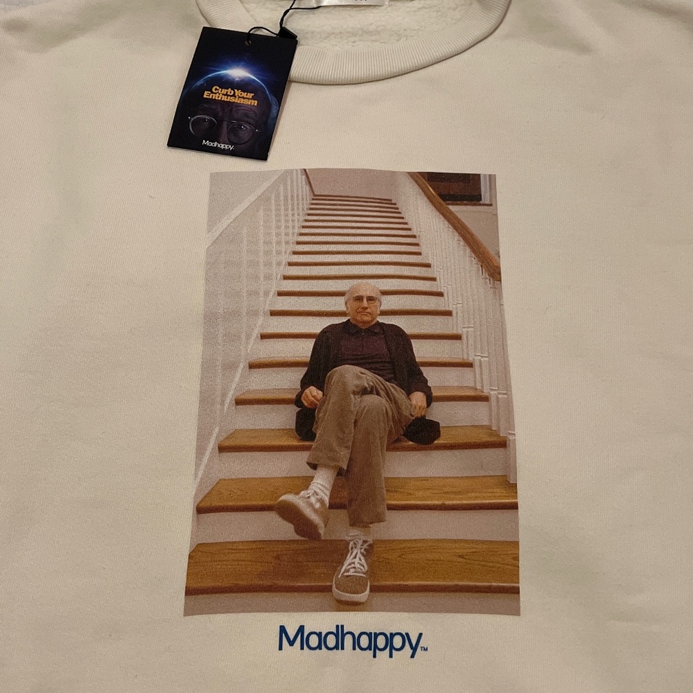 Larry David Madhappy Sweatshirt (Curb Your Enthusiasm)